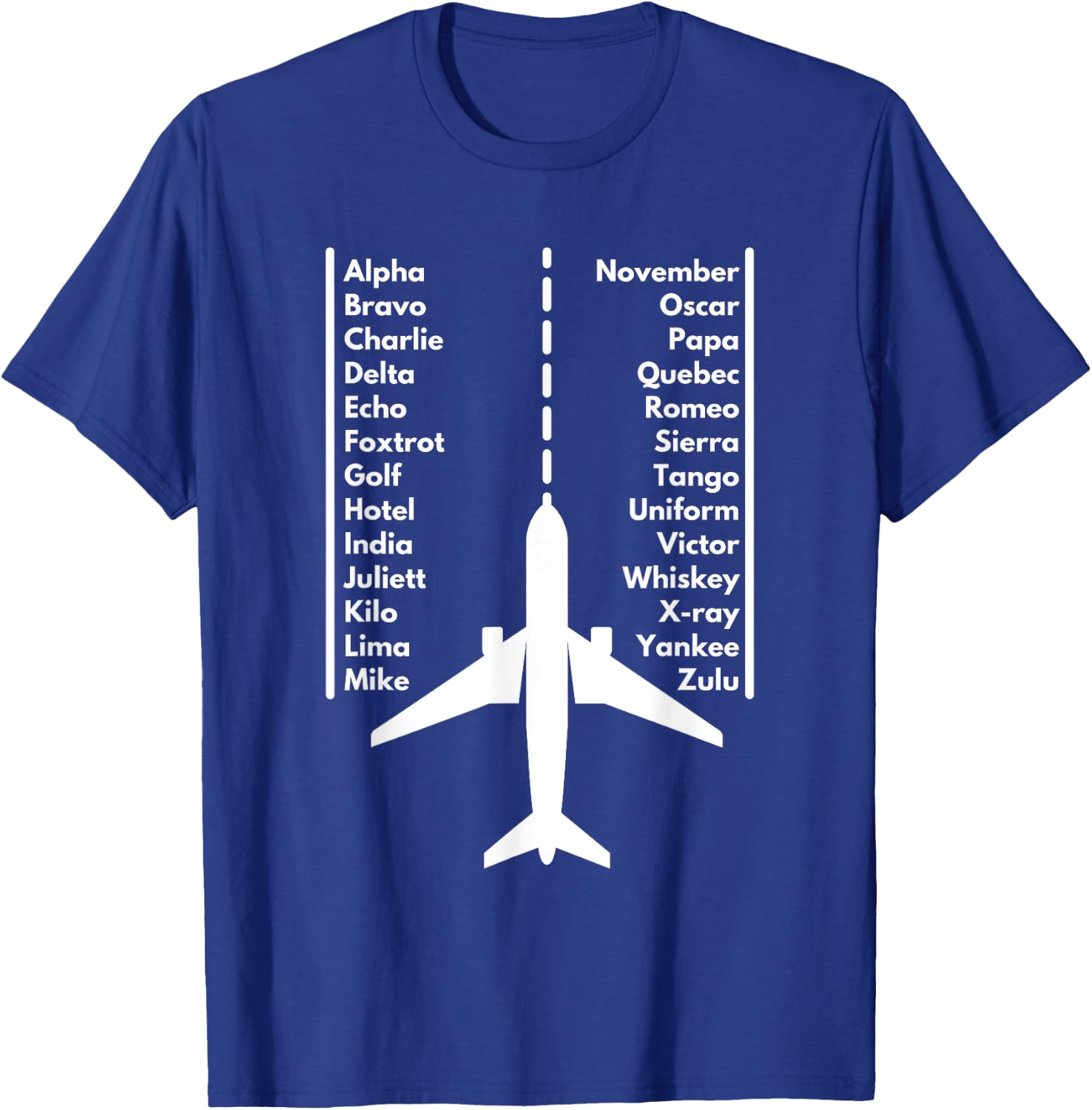 Phonetica Alphabet - Funny Pilot & Aviation Airplane Gift Small T-Shirt - T-Shirt | Royal