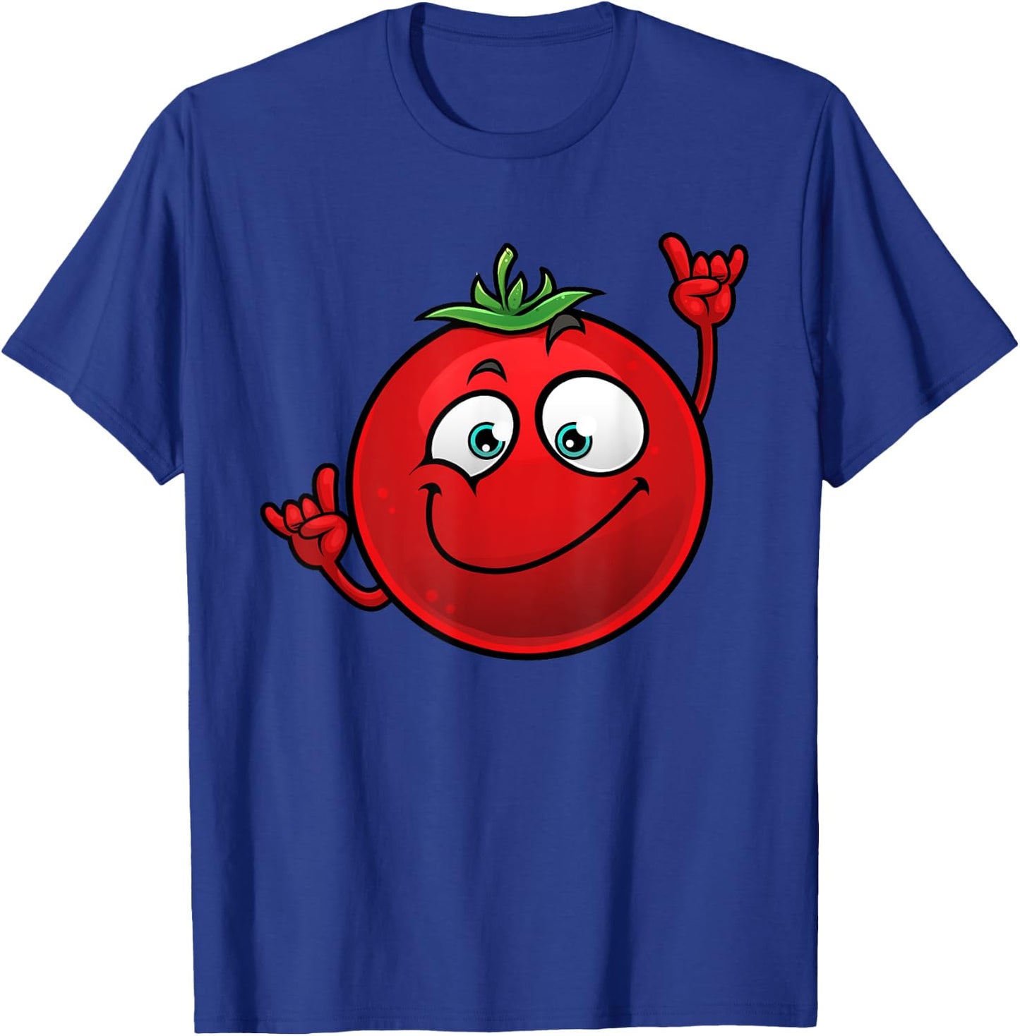 Funny Tomato Designs Women Dancing Farm Foodie T-Shirt - T-Shirt | Royal