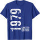 46th Birthday 46 Years Old Man Woman Vintage 1979 T-Shirt - T-Shirt | Royal