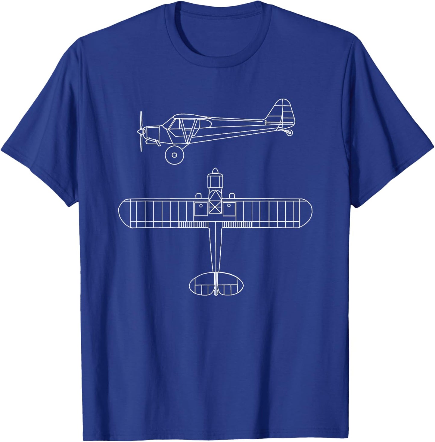 Taildragger Airplane Kid Airplane Shirt T-Shirt - T-Shirt | Royal