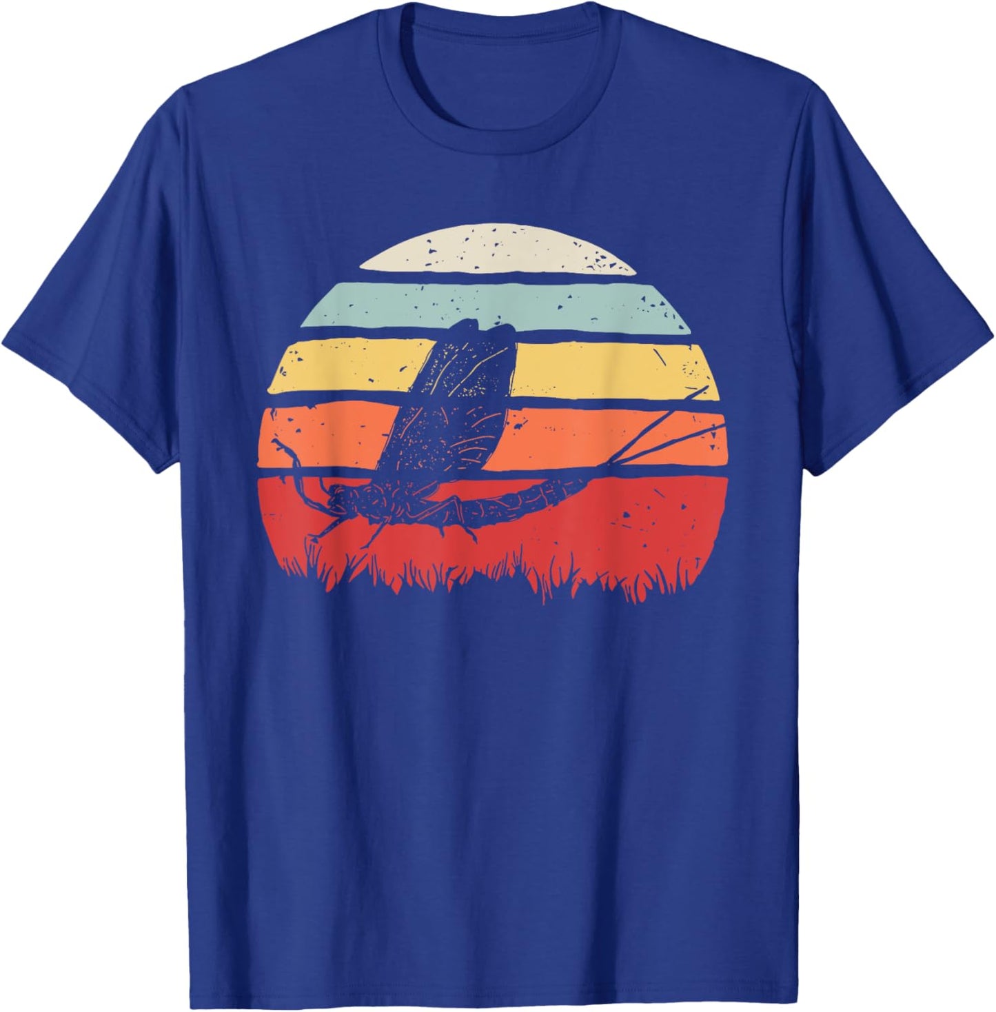 Vintage Retro Mayfly T-Shirt - T-Shirt | Royal