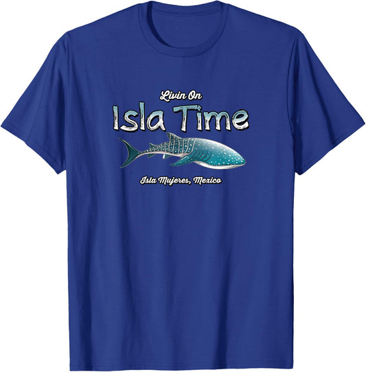 Isla Mujeres Mexico - Island near Cancun - Whale Shark T-Shirt - T-Shirt | Royal