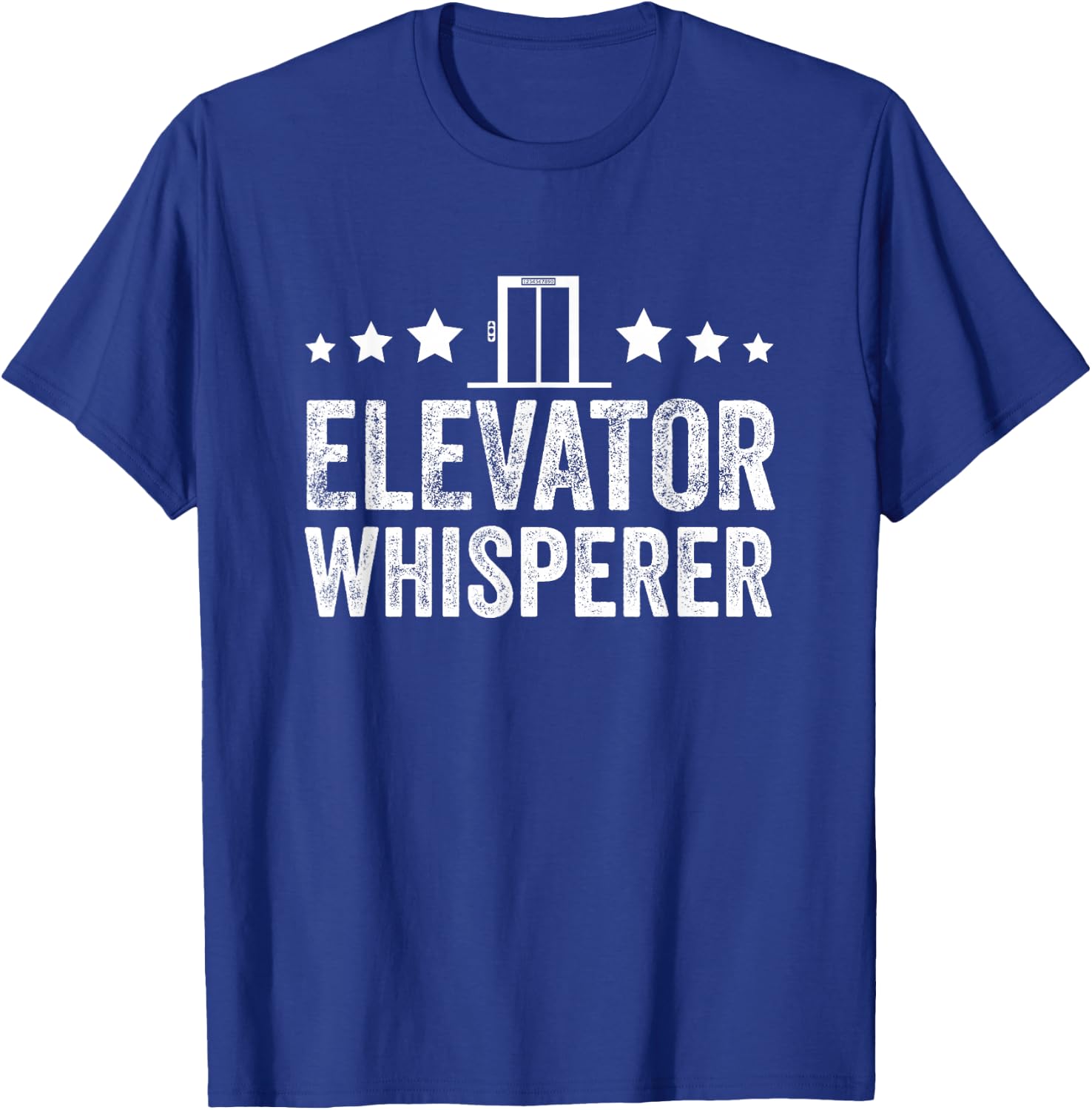 Men Elevator Mechanic Technician Elevator Whisperer T-Shirt - T-Shirt | Royal