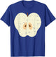 Apple Slice Funny Fruit Food Lazy DIY Easy Halloween Costume T-Shirt - T-Shirt | Royal
