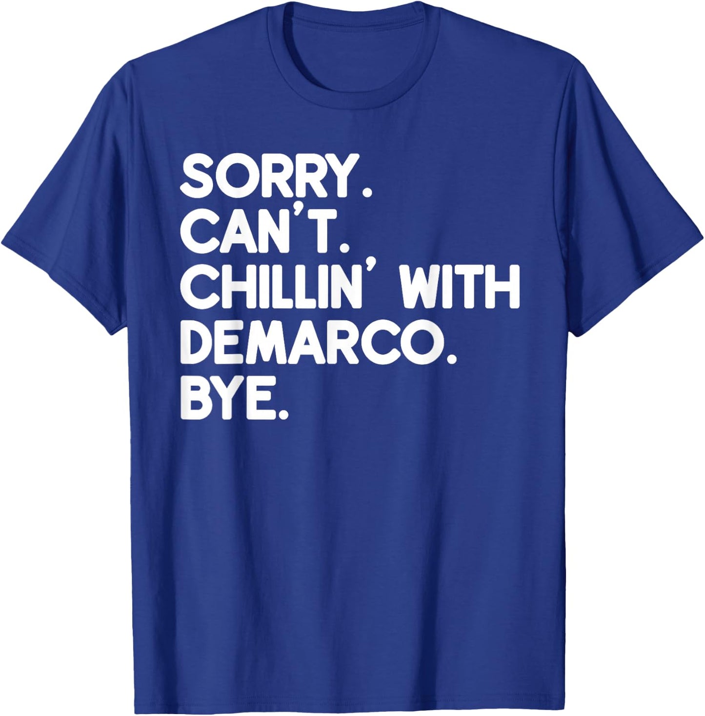DEMARCO First Name Funny Personalized Named Friend Of T-Shirt - T-Shirt | Royal