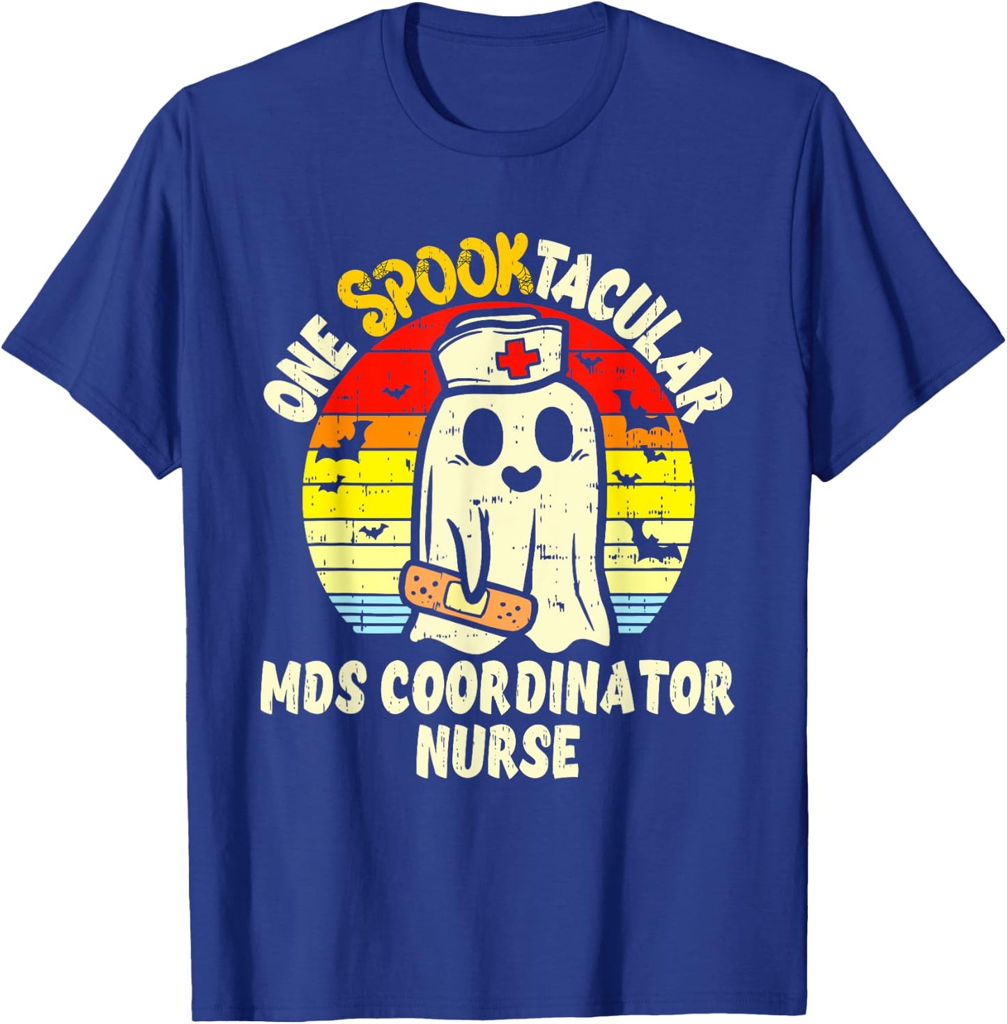 One Spooktacular MDS Coordinator Nurse Halloween Ghost T-Shirt - T-Shirt | Royal