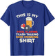 My Pool Playing Trash Talking Beer Drinking / Billiards T-Shirt - T-Shirt | Royal