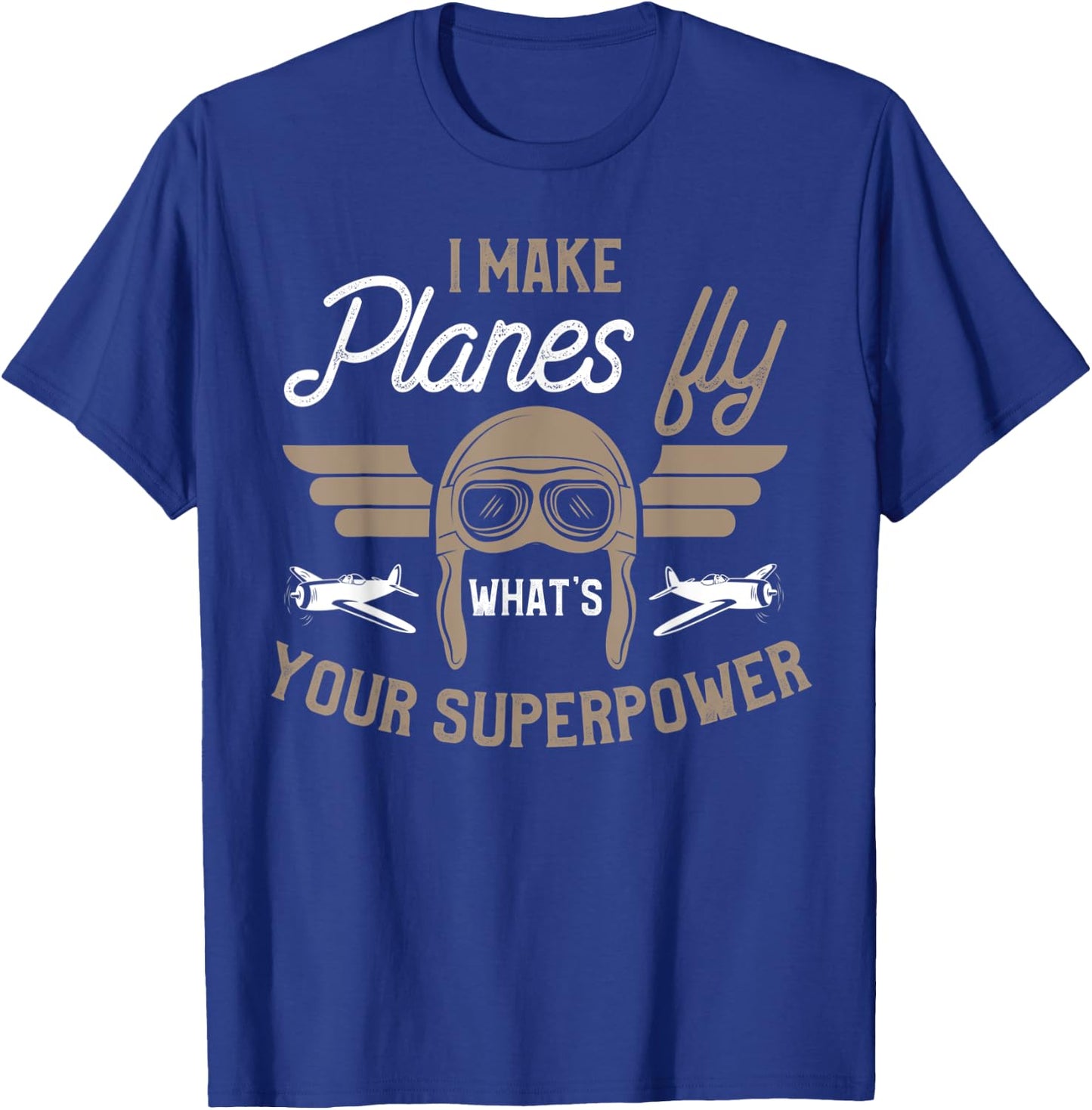 Funny Pilot Shirt Joke Saying Pilot Humor Phrase Gift T-Shirt - T-Shirt | Royal