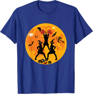 Halloween Cheerleading Funny Costume Cheerleader Cheer T-Shirt - T-Shirt | Royal