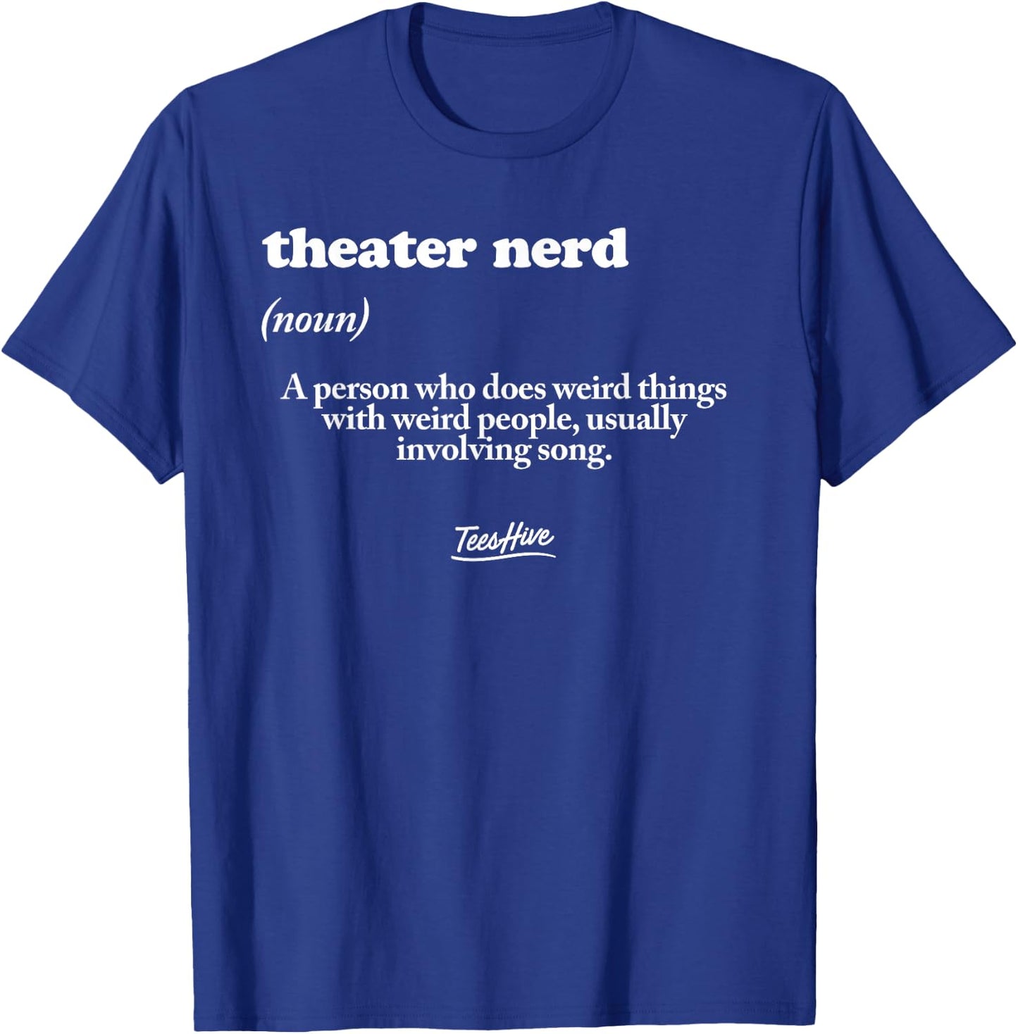 Theater Nerd - Men Theatre T-Shirt - T-Shirt | Royal