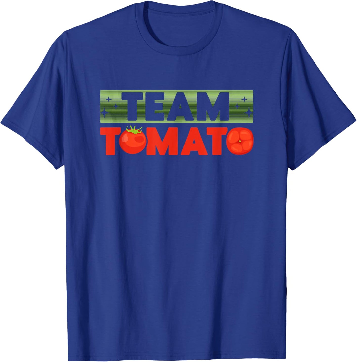 Tomato Team Red Tomatoes Planter Farmers T-Shirt - T-Shirt | Royal