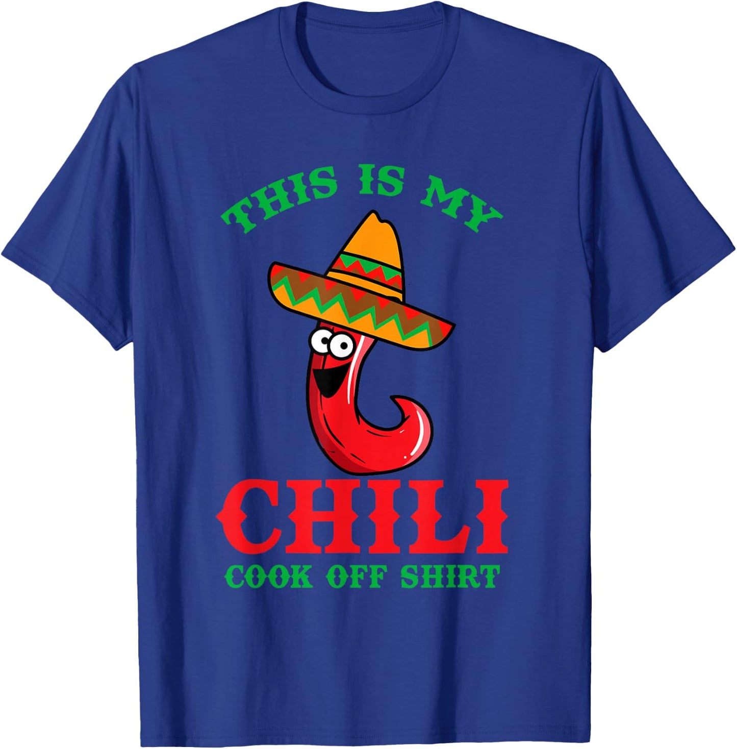 This Is My Chili Cook Off Shirt Funny Best Contest Winner T-Shirt - T-Shirt | Royal