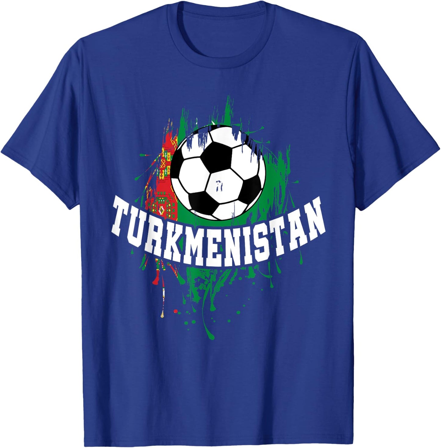 Turkmenistan Soccer Turkmenistan Football Turkmen Futbol T-Shirt - T-Shirt | Royal