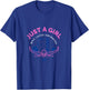 Swimming Funny Saying Just A Girl Who Loves Swimming T-Shirt - T-Shirt | Royal