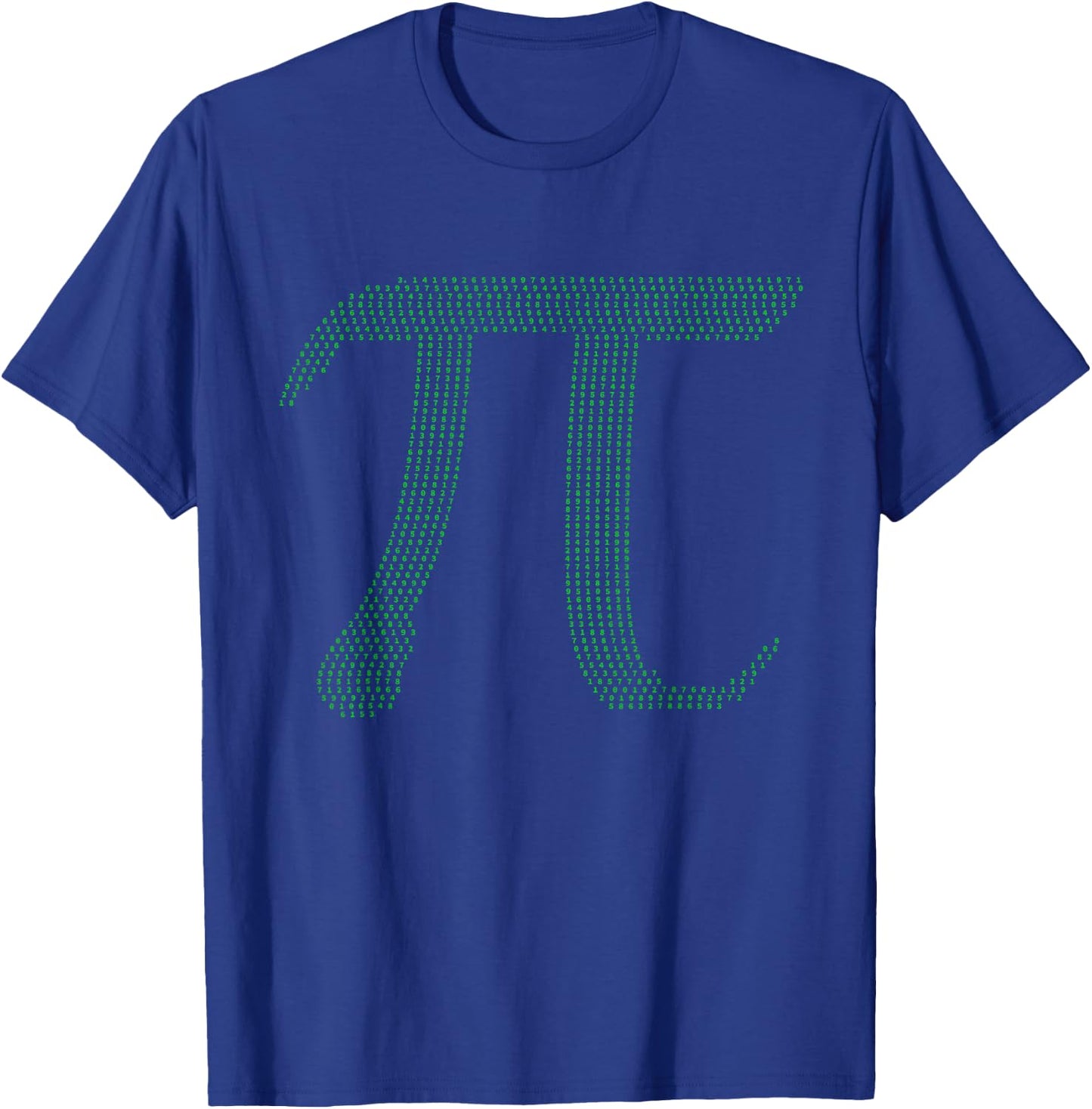 Digits of Pi in source code numbers Pi Day 3.14159 T-Shirt - T-Shirt | Royal