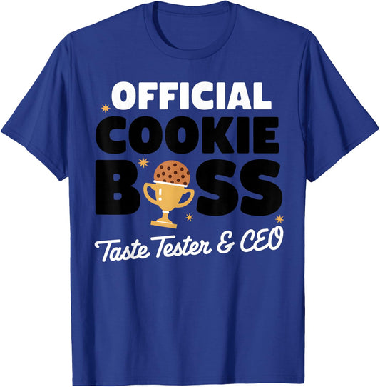 Official Cookie Boss Taste Tester CEO T-Shirt - T-Shirt | Royal