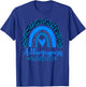 we wear Blue rainbow awsewome for Arthrogryposis Awareness T-Shirt - T-Shirt | Royal
