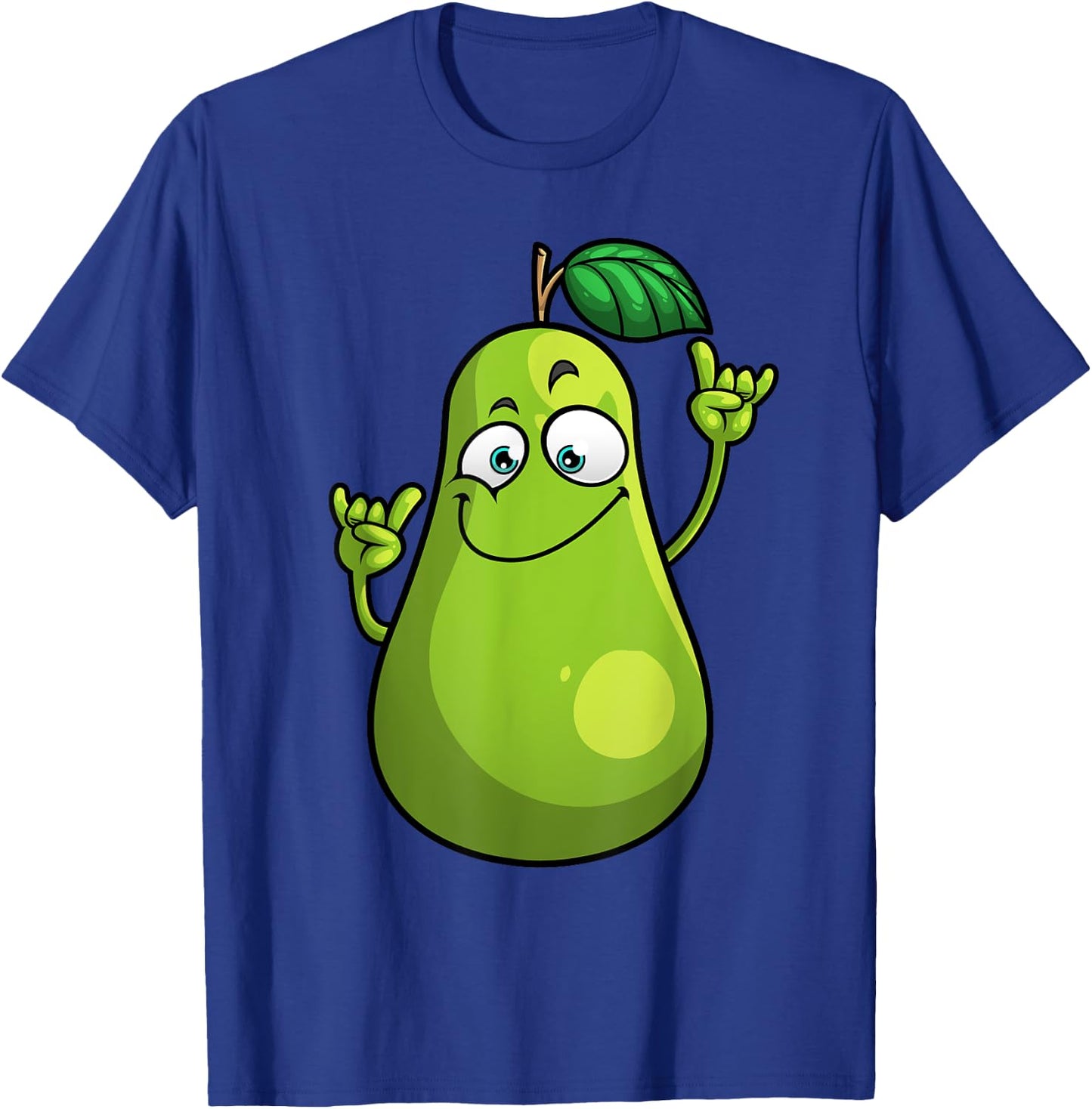 Funny Pear Designs Women Gardening Vegan Plant Food T-Shirt - T-Shirt | Royal