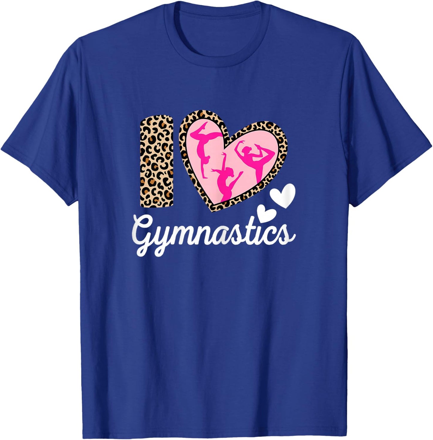 Cute I Love Gymnastics Tumbling Gymnast Women Girls Acrobat T-Shirt - T-Shirt | Royal