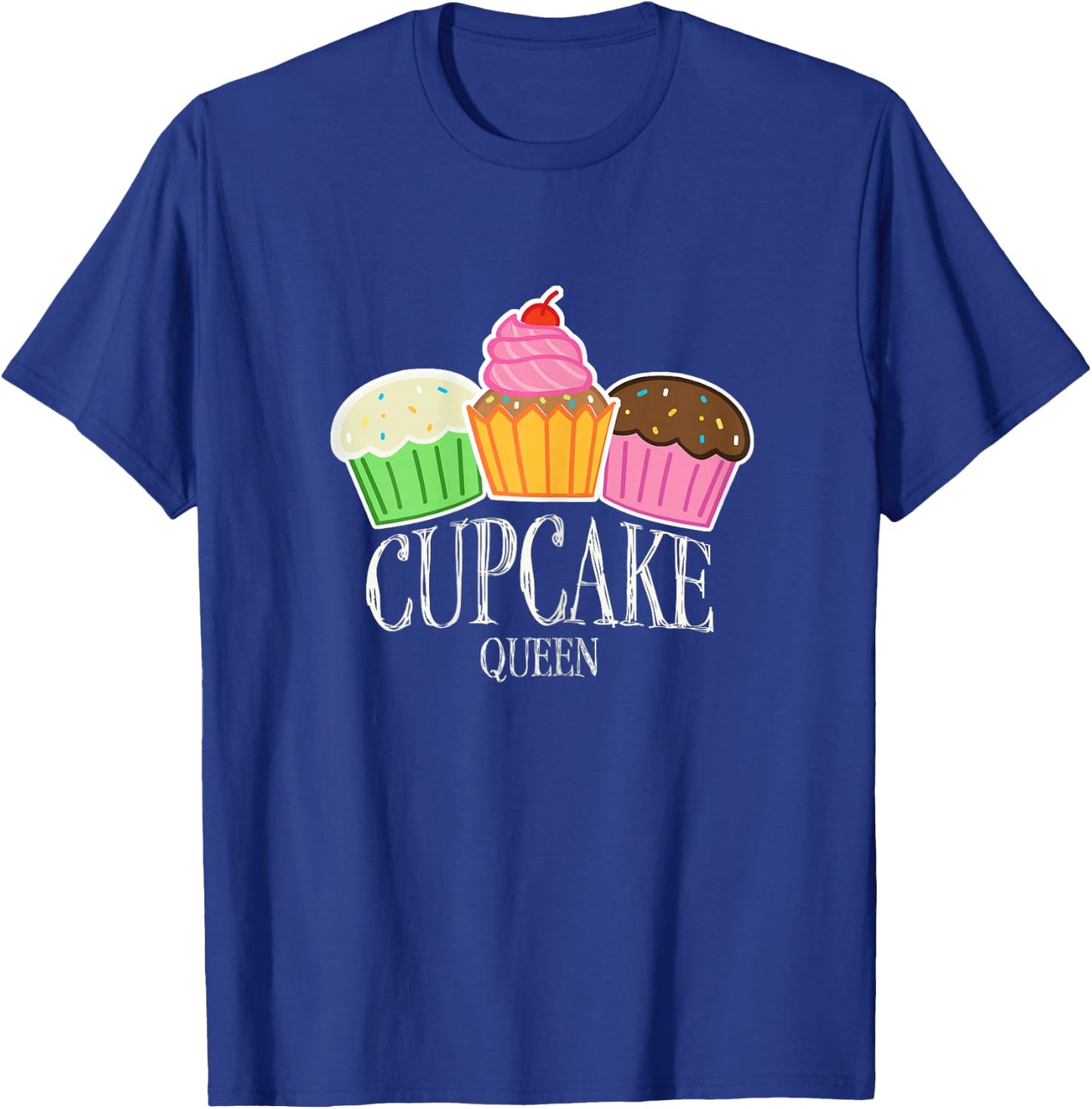 Confectioners Patissier Sweets Cupcake Queen T-Shirt - T-Shirt | Royal