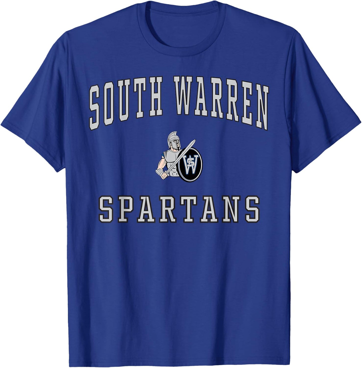 South Warren High School Spartans C1 T-Shirt - T-Shirt | Royal
