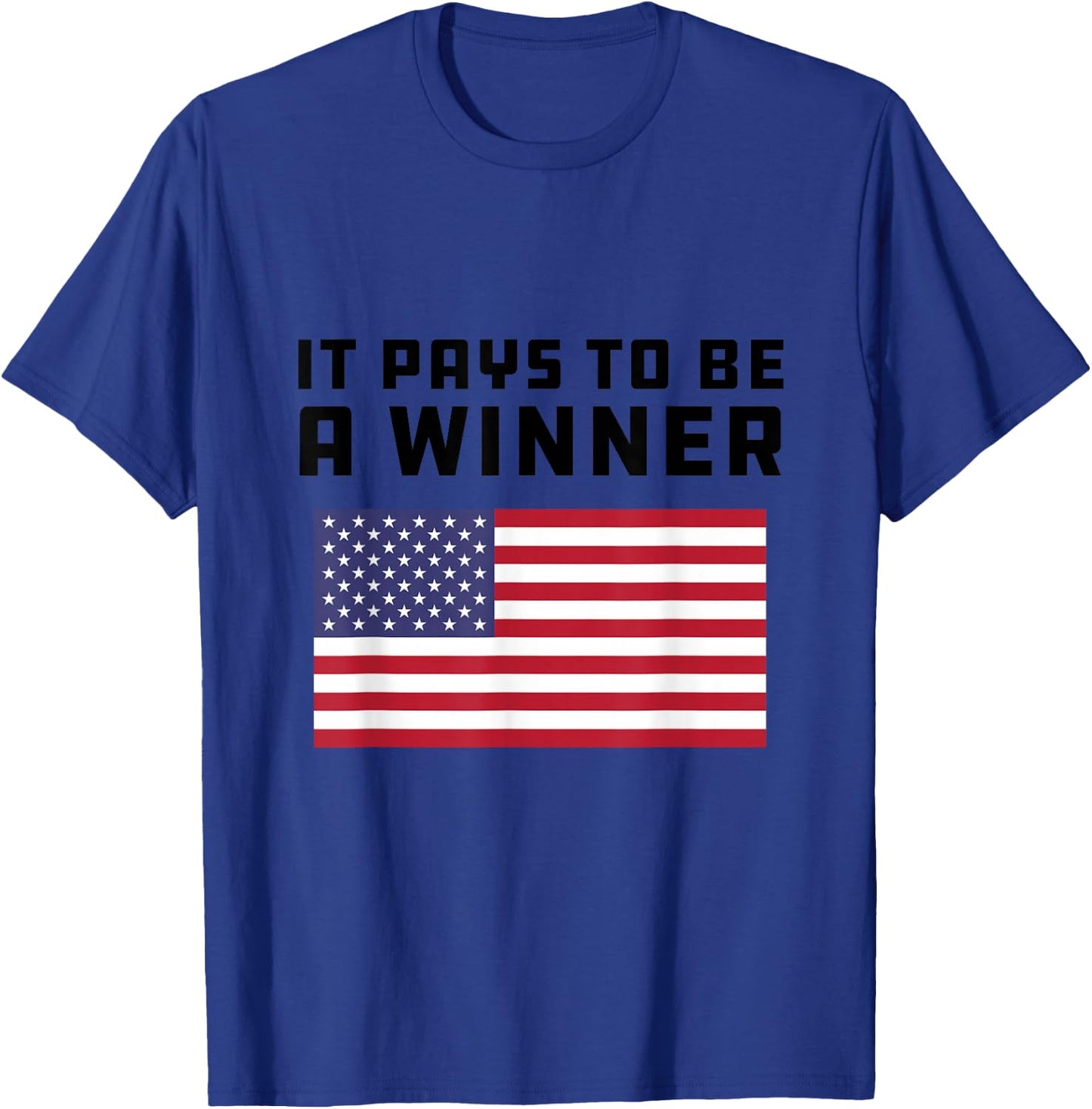 It Pays To Be a Winner | Athlete Military Special Forces T-Shirt - T-Shirt | Royal