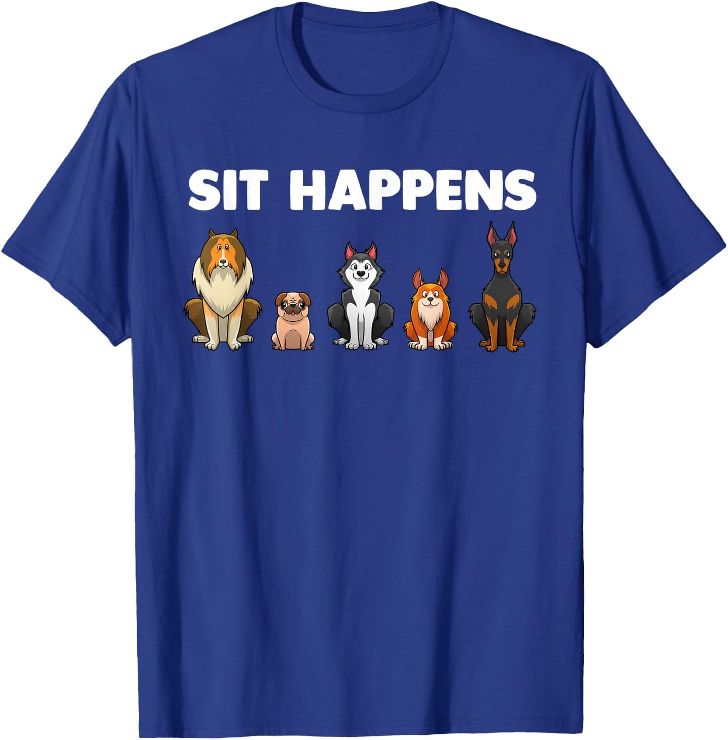 Funny Dog Training Art Women Dog Lover Puppy Pet T-Shirt - T-Shirt | Royal