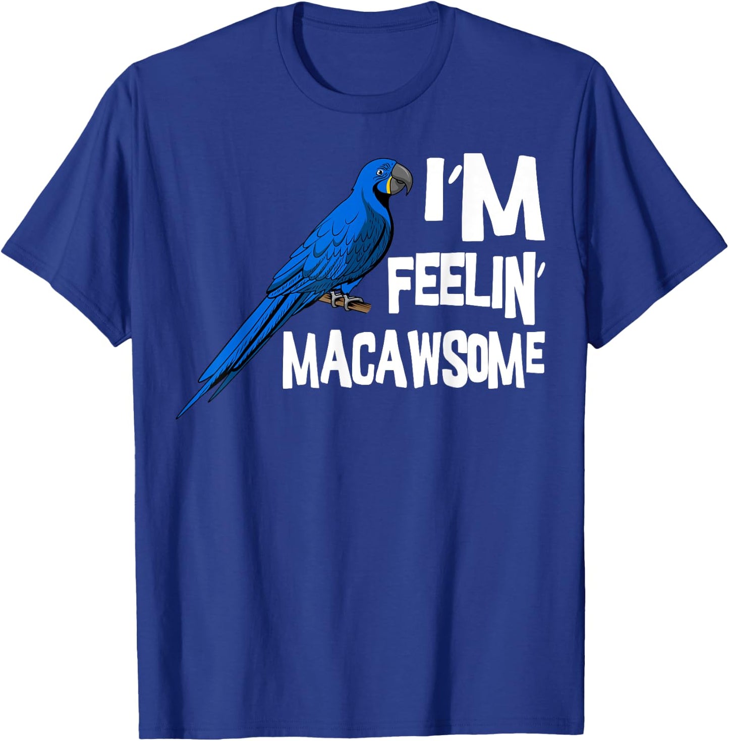 Macaw Parrot Blue Parakeet Tiel Quarrion Cage Bird Cockatoo T-Shirt - T-Shirt | Royal