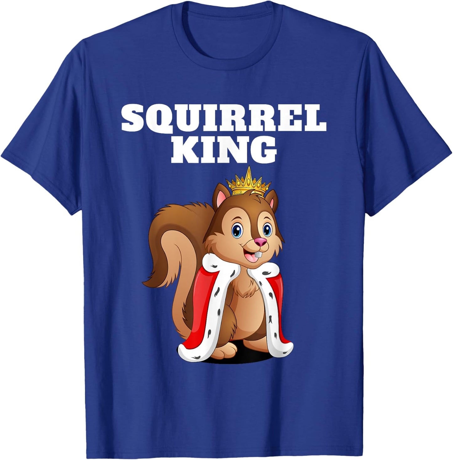 Squirrel King | Boys Squirrel | Squirrel T-Shirt - T-Shirt | Royal