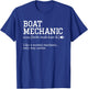 Boat Fixer Boat Repair – Funny Boat Mechanic Definition T-Shirt - T-Shirt | Royal