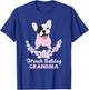 French Bulldog Grandma Frenchie Grandma Women Girls Kids T-Shirt - T-Shirt | Royal