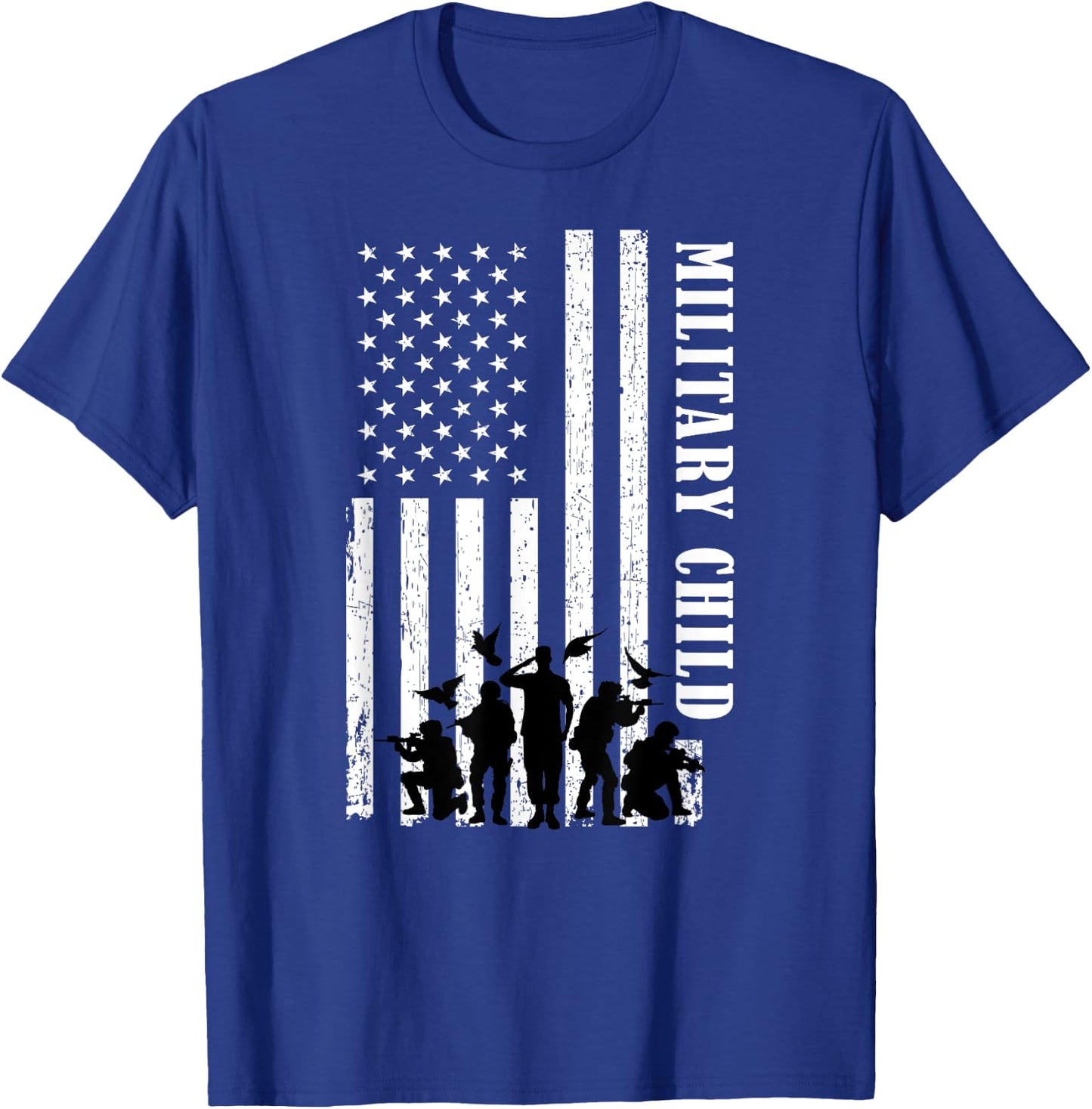 Purple Up Military Child Awareness | & Small T-Shirt - T-Shirt | Royal