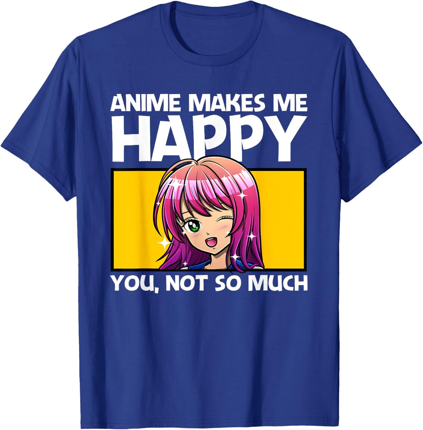 Anime Art Teen Girls Men Anime Merch Anime Lovers T-Shirt - T-Shirt | Royal