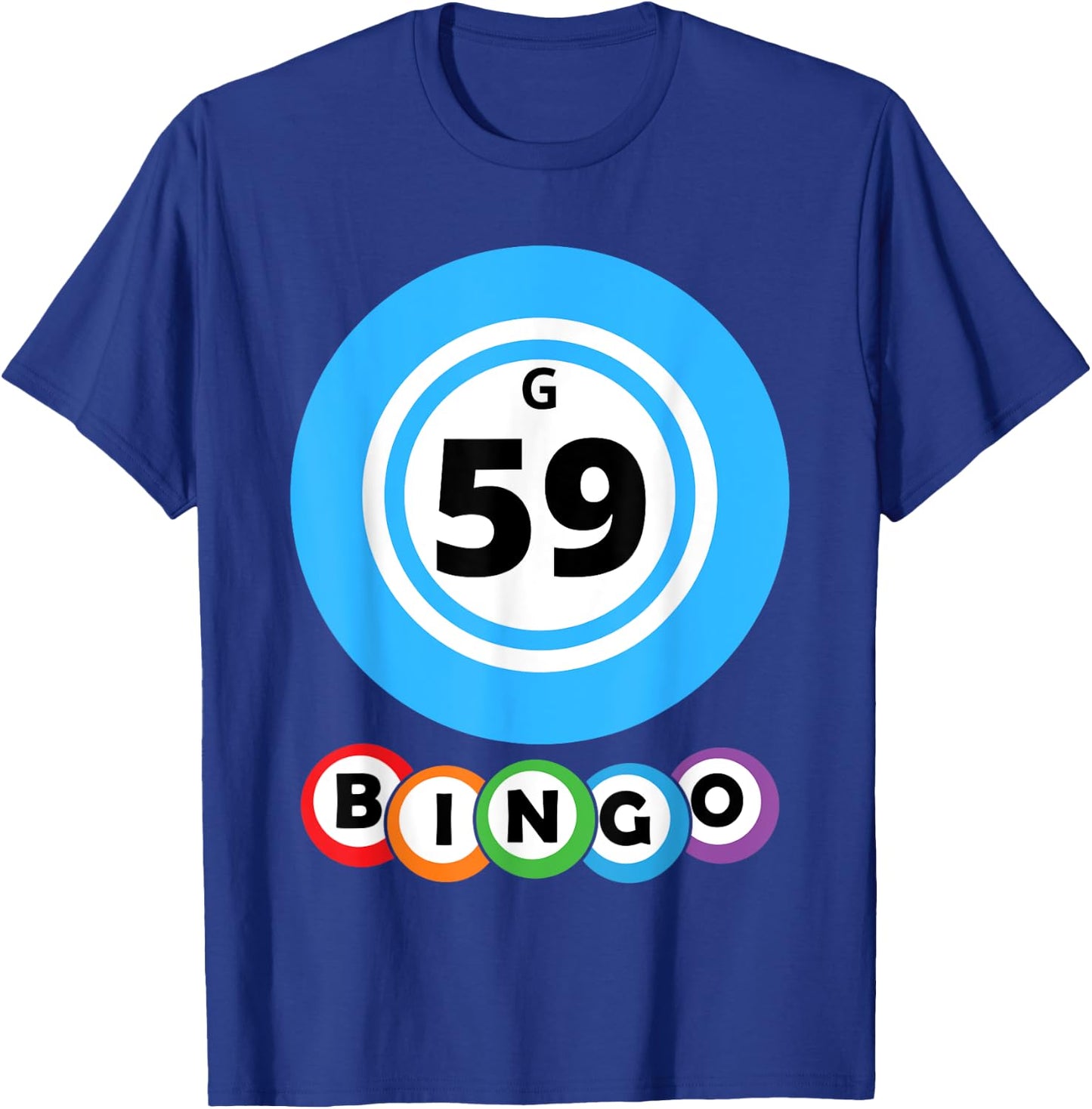 Lucky Bingo G59 Group Bingo Costume T-Shirt - T-Shirt | Royal