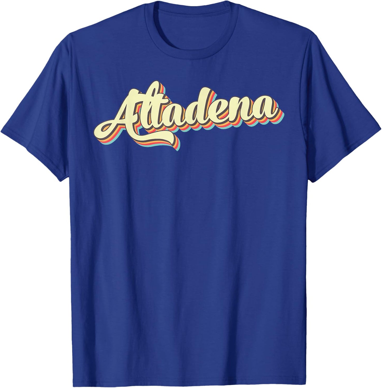 Altadena Retro Art Baseball Font Vintage T-Shirt - T-Shirt | Royal