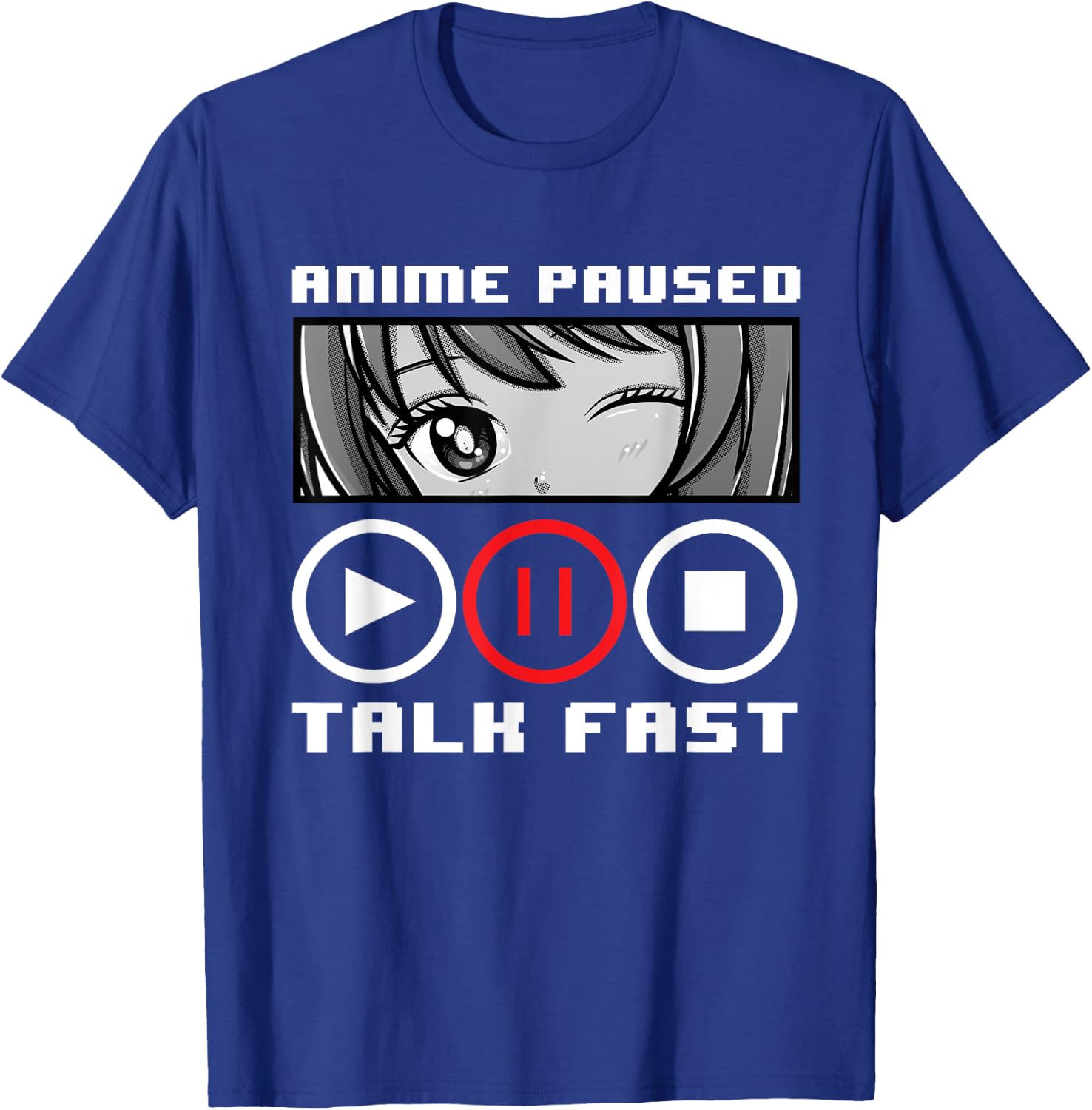 Anime Art Women Teen Girls Anime Merch Anime Lovers T-Shirt - T-Shirt | Royal