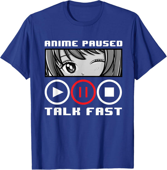 Anime Art Women Teen Girls Anime Merch Anime Lovers T-Shirt - T-Shirt | Royal
