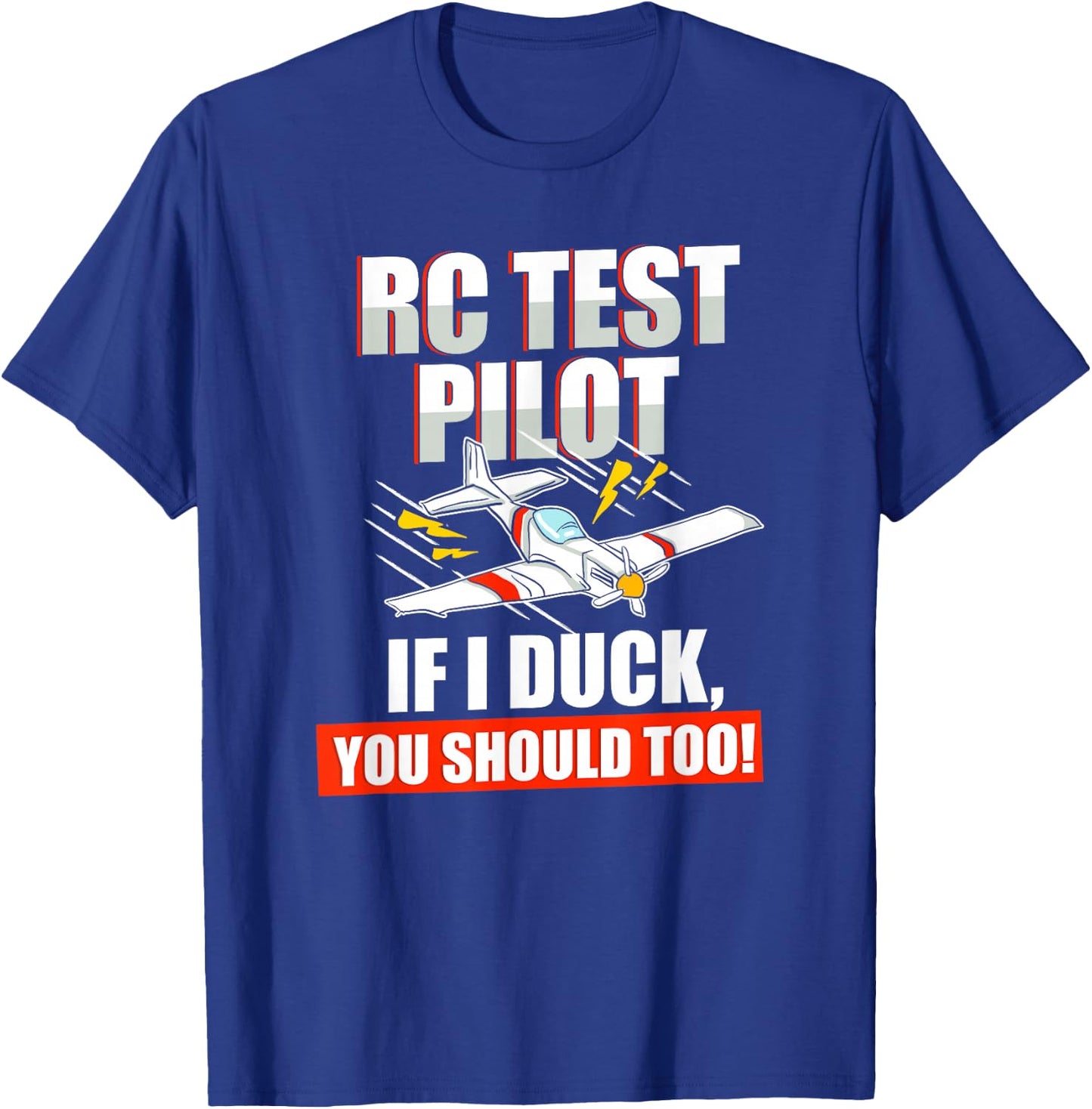 RC Plane Pilot Radio Controlled Flyer T-Shirt - T-Shirt | Royal
