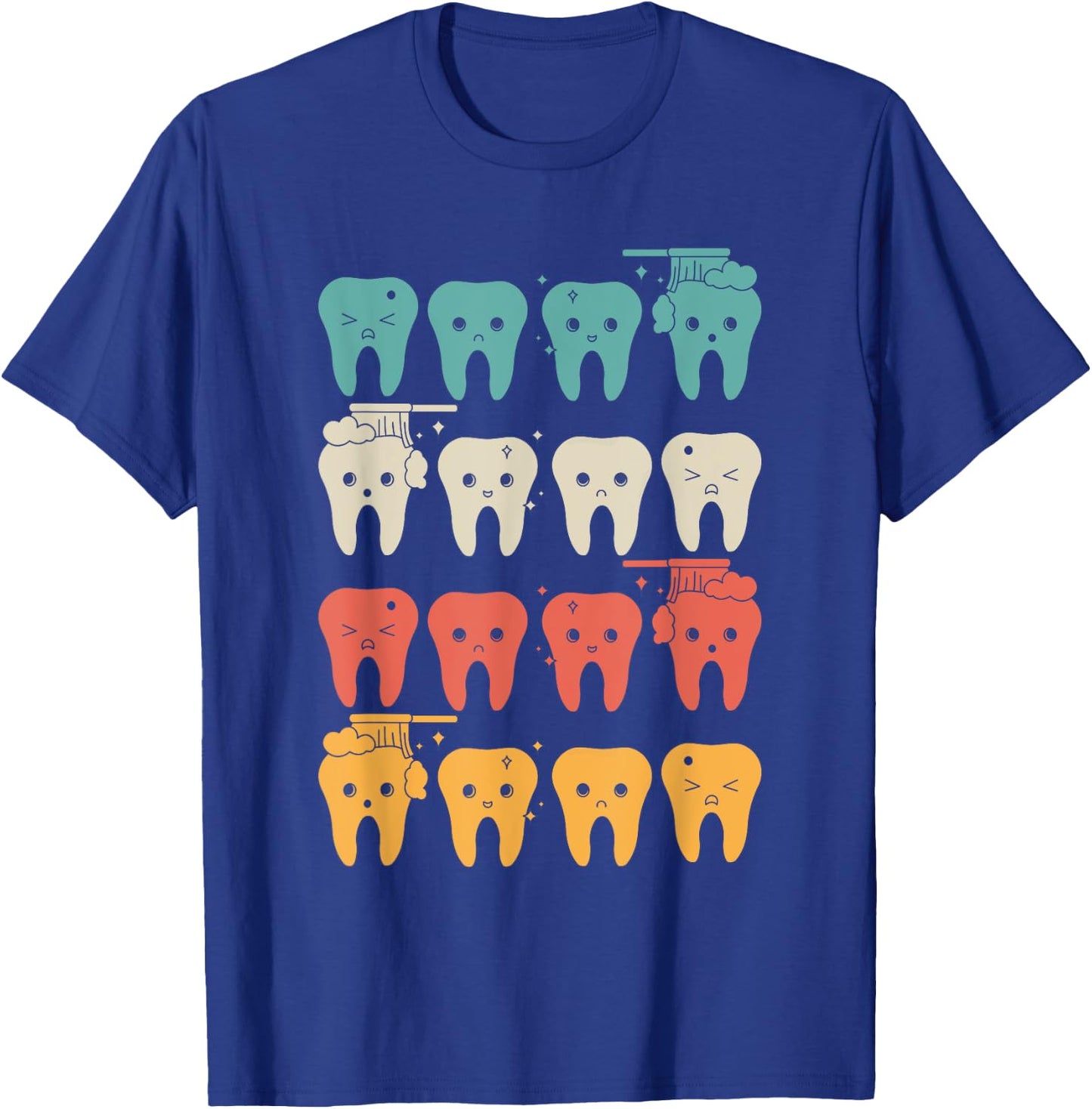Retro Dental Assistant T-Shirt - T-Shirt | Royal