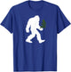 Bigfoot Cannabis Plant Sasquatch Marijuana T-Shirt - T-Shirt | Royal