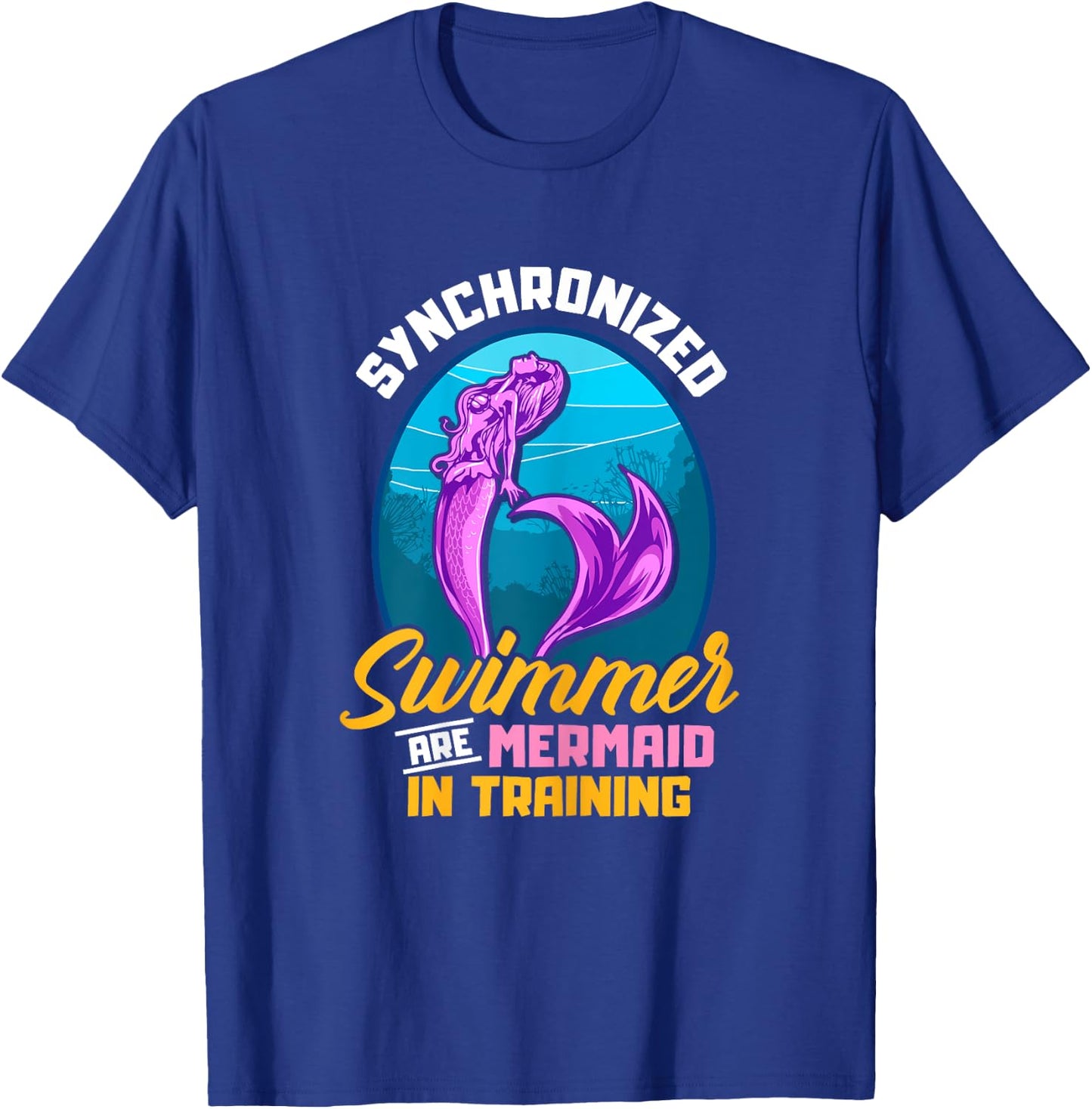 Synchronized Swimming Mermaid Mermaids costume dress T-Shirt - T-Shirt | Royal