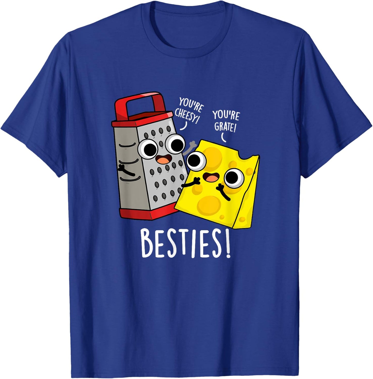 Besties Funny Best Friend Pun T-Shirt - T-Shirt | Royal