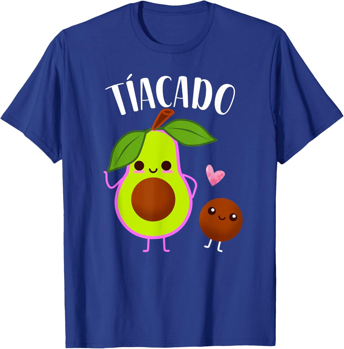 Tiacado Spanish Aunt Funny Avocado Baby Shower T-Shirt - T-Shirt | Royal