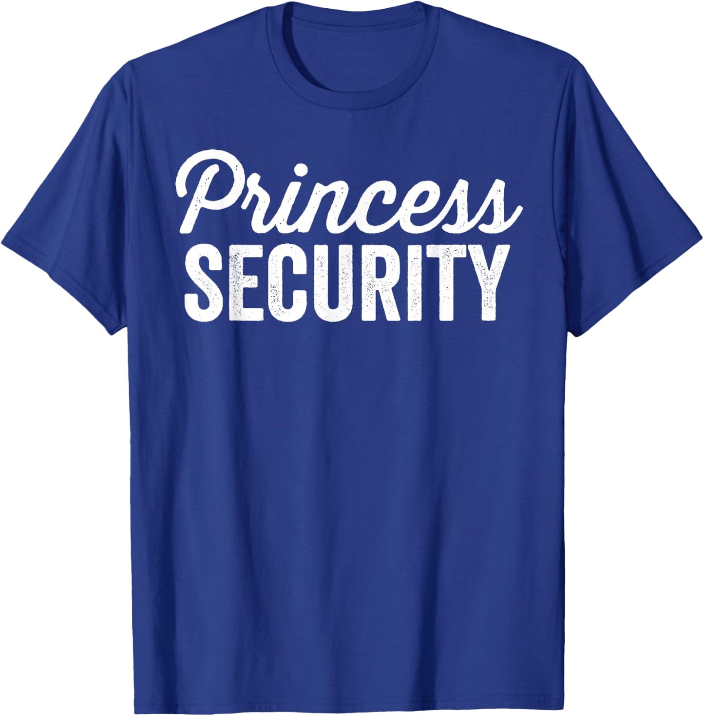 Matching Funny Princess Halloween Security Costume Men Dad T-Shirt - T-Shirt | Royal