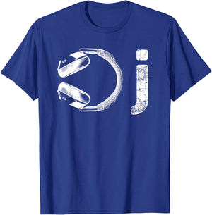 DJ Headphone Shirt | I Heart Being A DJs Party Gift T-Shirt - T-Shirt | Royal