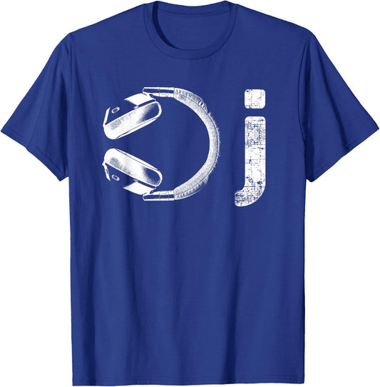 DJ Headphone Shirt | I Heart Being A DJs Party Gift T-Shirt - T-Shirt | Royal
