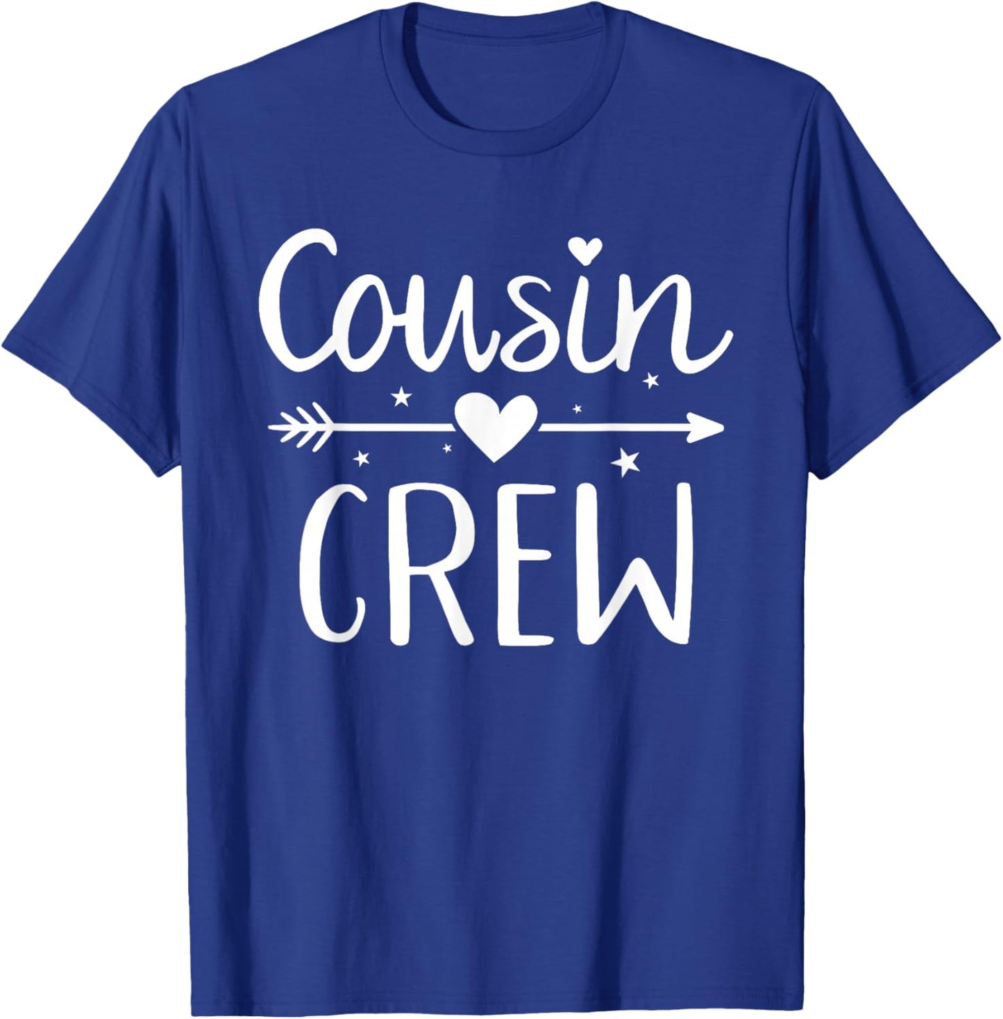 Cousin Crew - Kids, Family - - Short Sleeve - - Black - Small T-Shirt - T-Shirt | Royal