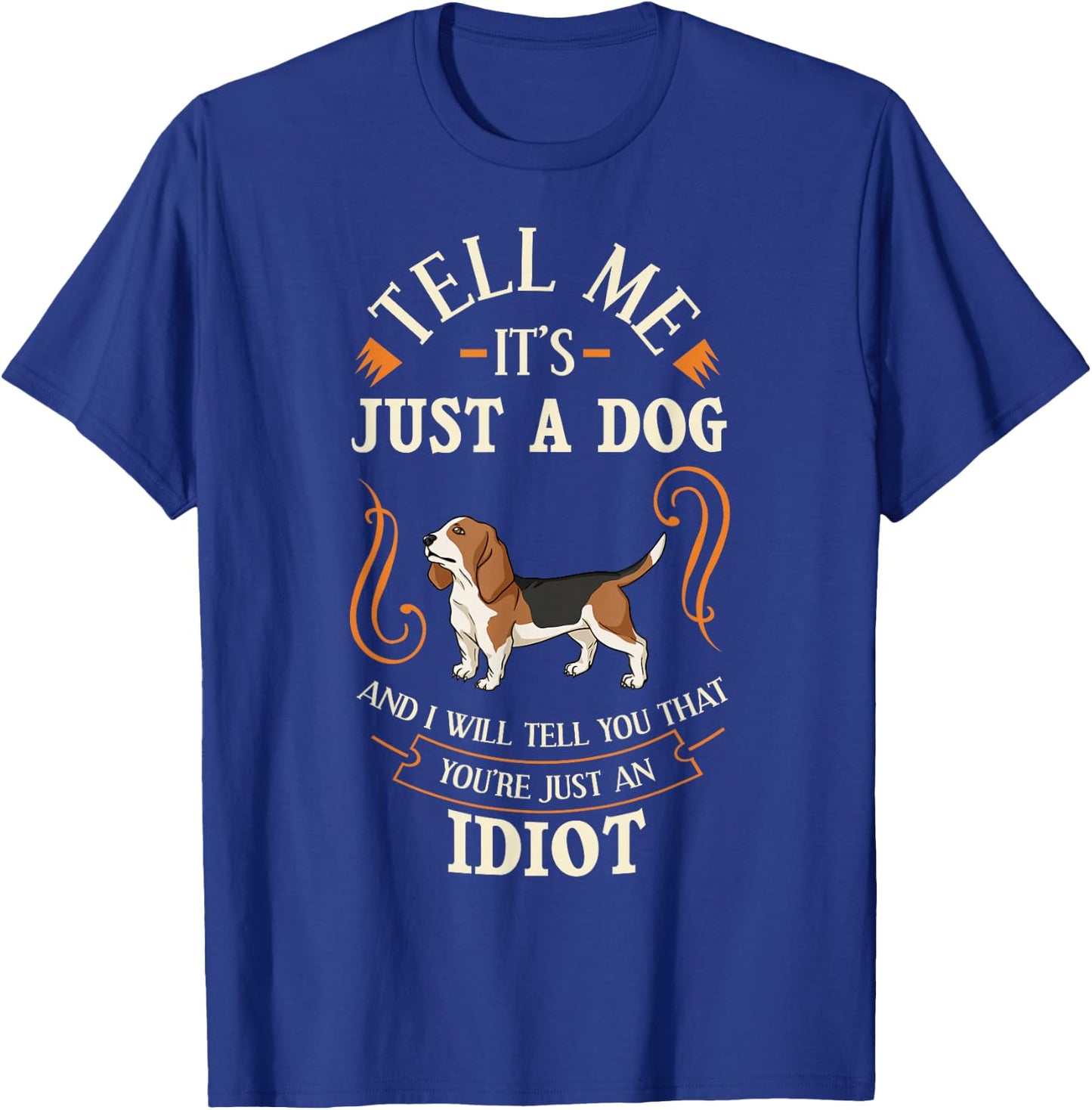 Basset Hound Dog Puppies Owner Lover T-Shirt - T-Shirt | Royal