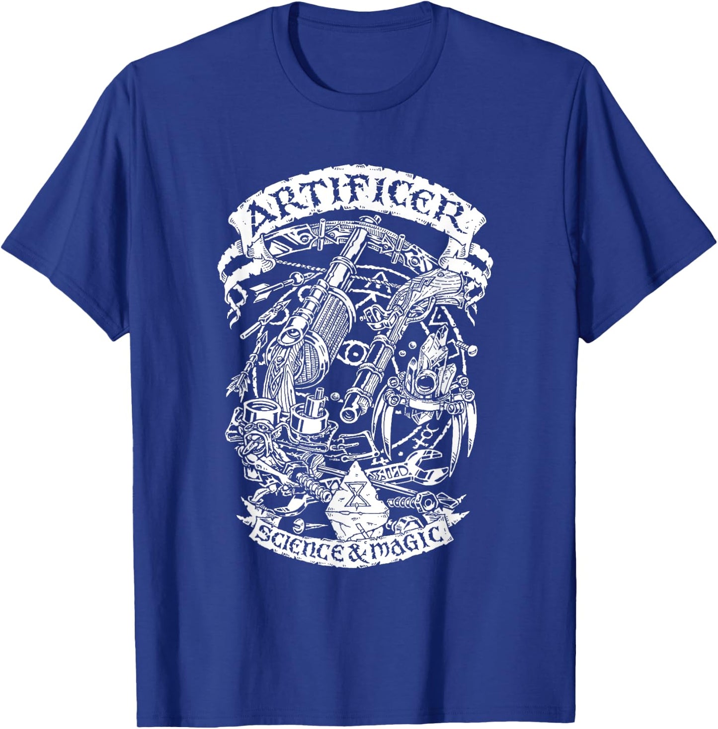 Fantasy Role-Playing Game (RPG) Artificer T-Shirt - T-Shirt | Royal
