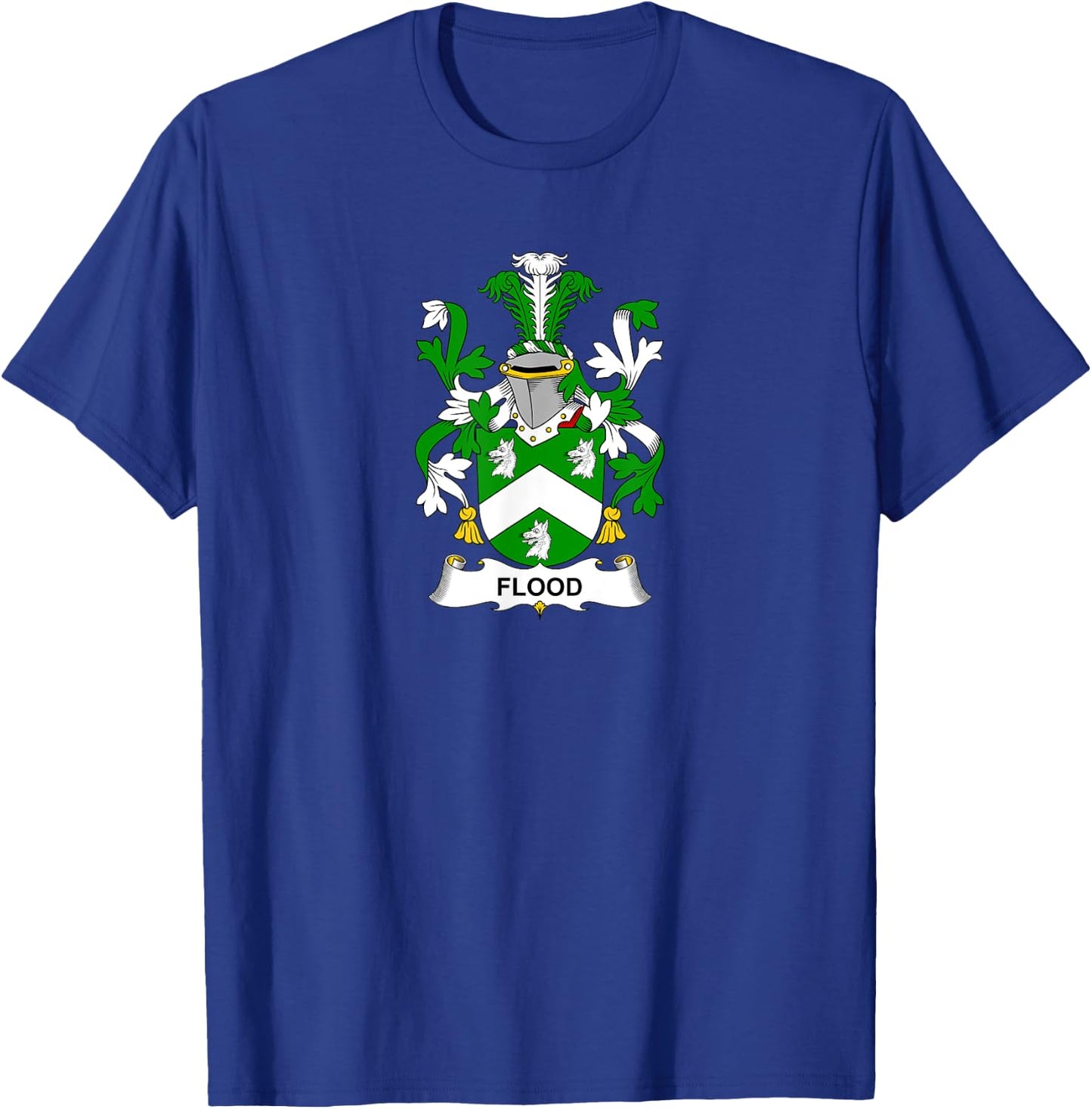 Flood Coat of Arms - Family Crest T-Shirt - T-Shirt | Royal